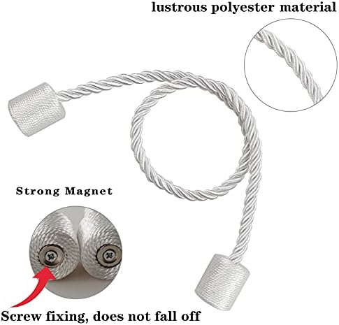 Magnetic Curtain Tiebacks Holdbacks Decorative Tie Backs - Image 2
