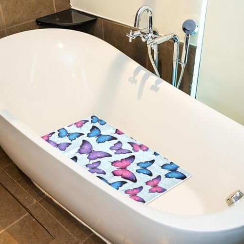 Non Slip Bathtub and Shower Mat 26.8x15.1 inch, Bath Mat - Image 5