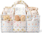 Corduroy Baby Diaper Caddy Organizer by Unknown