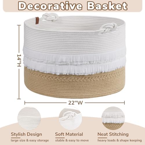 CherryNow Large Wicker Laundry Basket - Image 4
