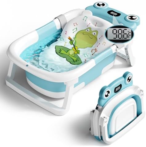 BUNWAG Baby Bathtub, Collapsible Newborn Bathtub by BUNWAG