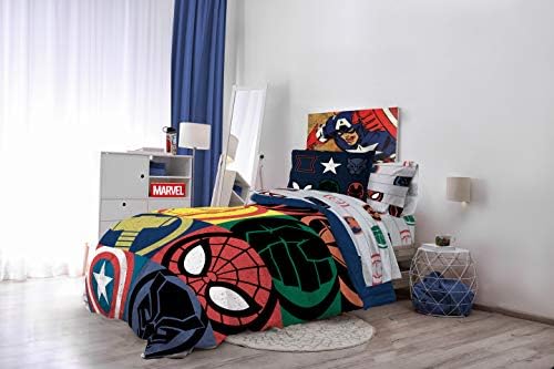Marvel Avengers Full Size Comforter Set 7 Piece Kids Bedding - Image 7