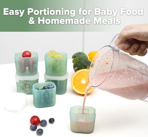 haakaa Silicone Baby Food Containers - Image 2
