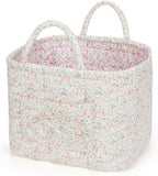 Floral Fabric Storage Basket Car Interior Storage Basket Underwear Sundries by CEUTNIZ