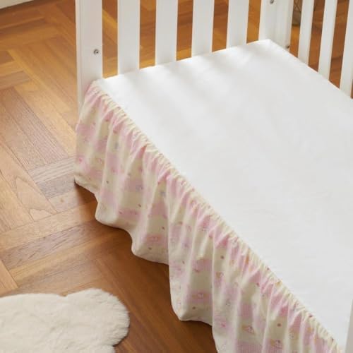 Crib Skirt Dust Ruffle, Microfiber Crib Bed Skirt - Image 6