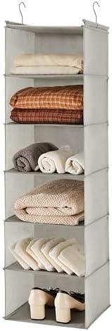 MAX Houser 6 Tier Shelf Hanging Closet Organizer by MAXHouser