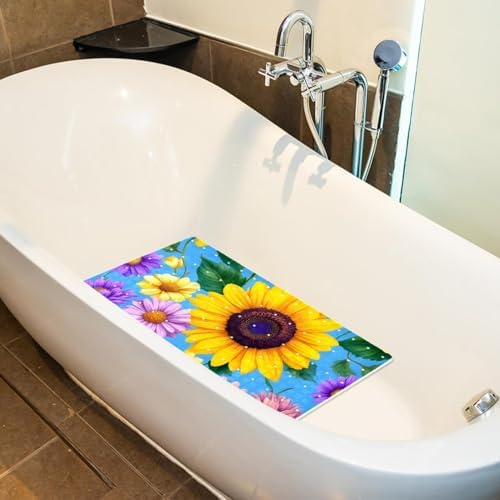 Shower Mat Bathtub Mat, 26.8x15.1 inch, Non-Slip Bath Mat - Image 5