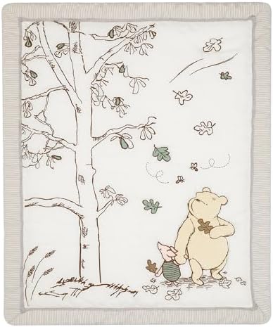 Lambs & Ivy Disney Baby Storytime Pooh 3-Piece Nursery Crib Bedding Set - Image 3