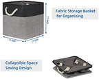 Temary Storage Baskets 4 Pack Fabric Storage Cubes Basket - Image 7