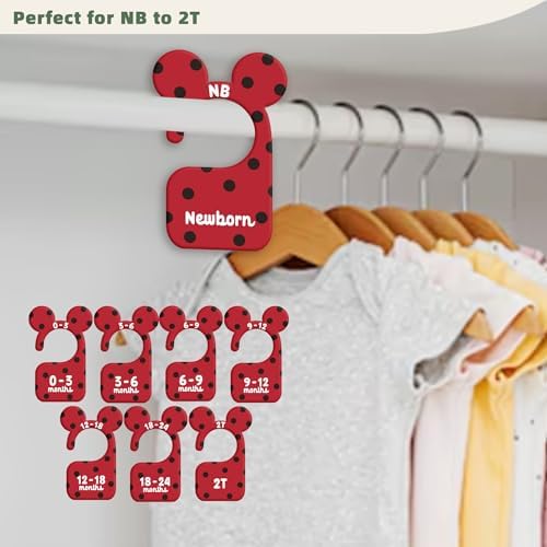 JMOST Baby Closet Dividers for Nursery Closet Organizer, Newborn to 24 Months - Image 4