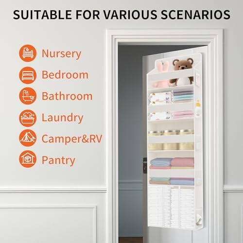 TAHAVICE 5-Tier Over the Door Nursery Organizer - Image 6