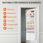 TAHAVICE 5-Tier Over the Door Nursery Organizer - Image 6