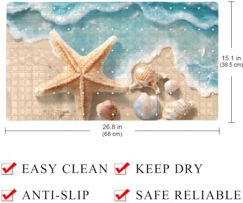 Baby Bath Mat Non Slip 26.8"x15.1" Bathtub Mat - Image 4