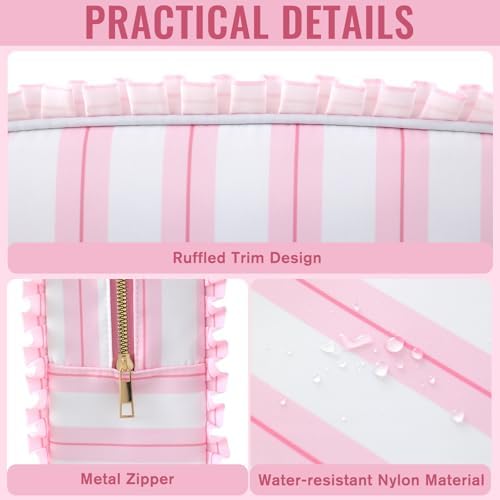 Ruffled Makeup Bag - Image 4