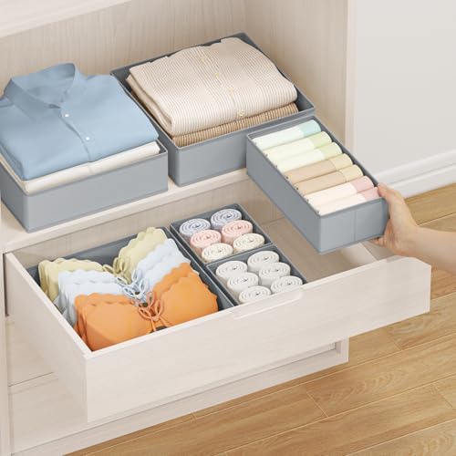 DIMJ Drawer Organizer Clothes 24 Pack - Image 4