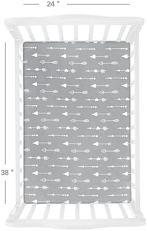 4-Pack Fitted Mini Crib Sheets for Boys and Girls - Image 3