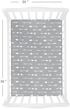 4-Pack Fitted Mini Crib Sheets for Boys and Girls - Image 3