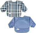 Tiny Twinkle Long Sleeve Bib for Babies & Toddlers | 2-Pack Waterproof Smock by TinyTwinkle