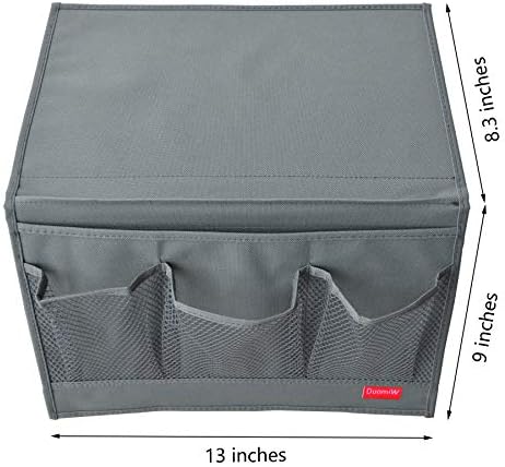Bedside Caddy, Table Cabinet Storage Organizer, 4 Pockets - Image 2