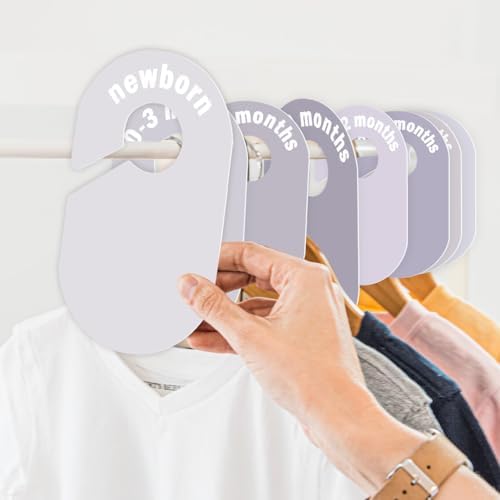 8 Pack Baby Closet Dividers – Pure Green Nursery Organizer - Image 3