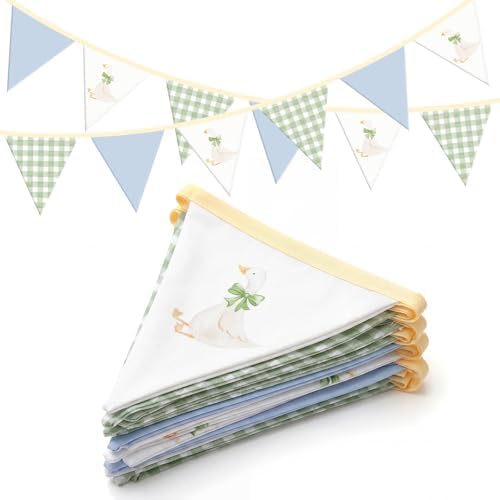 Hahafelt Goose Fabric Banner 1st Birthday Decor by Hahafelt
