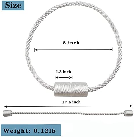 Magnetic Curtain Tiebacks Holdbacks Decorative Tie Backs - Image 3