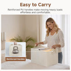 StorageWorks Linen Closet Storage Bins, 45L Storage Baskets - Image 6