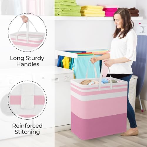 StorageRight Laundry Basket Hamper, 100L Collapsible Clothes Storage - Image 4