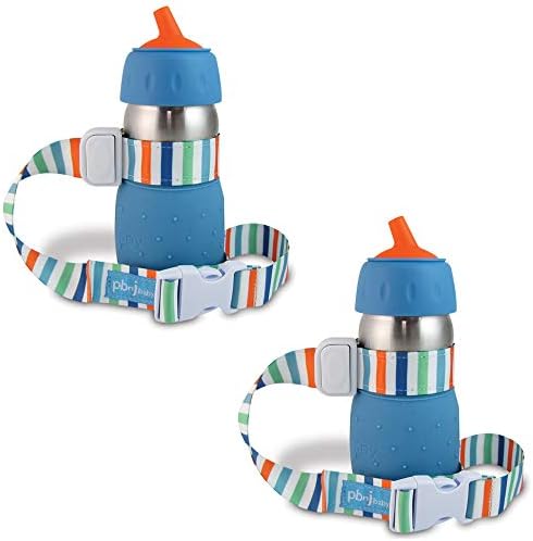 PBnJ Baby SippyPal Sippy Cup Holder Strap Accessory Tether, 2 Pack by PBnJbaby