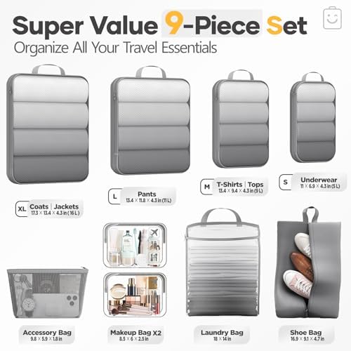 Veken 9/11 Set Compression Packing Cubes - Image 2