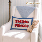 Baseball Room Decor for Boys，Baseball 12x20 Pillow Cover - Image 2