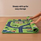 Amazon Basics Kids Washable Area Rug, Printed Carpet Play Mat - Image 6