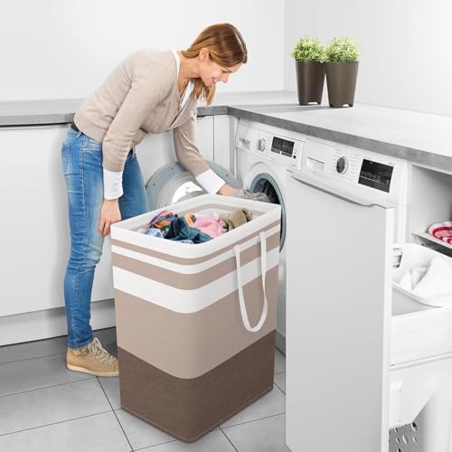 StorageRight Laundry Basket Hamper, 125L Collapsible Clothes Storage - Image 6