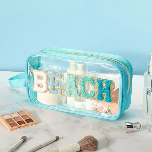 Kacctyen Clear Beach Pouch Bag Waterproof Swim Spf Makeup Sunscreen Bag - Image 5
