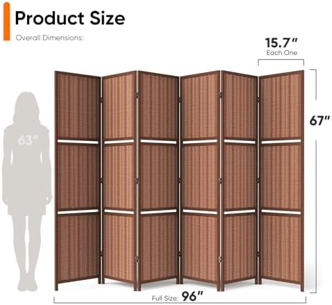 JOSTYLE Bamboo Room Divider - Image 2