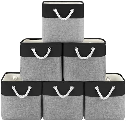 Patvingot 11-Inch Fabric Cube Storage Bins by Patvingot