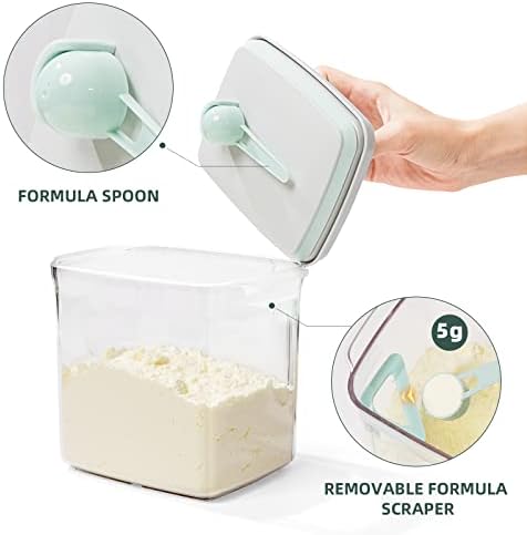 Baby Formula Container, 14oz Airtight Milk Powder Dispenser - Image 5