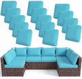 14Pcs Patio Cushion Covers Stretch Outdoor Furniture Protector Slipcovers by pickyNproud