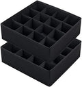 Joyoldelf Sock Drawer Organizer Divider, 16-cell Underwear Organizers and by APPRECIATELIFERELAXYOURSOUL