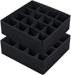 Joyoldelf Sock Drawer Organizer Divider, 16-cell Underwear Organizers and by APPRECIATELIFERELAXYOURSOUL