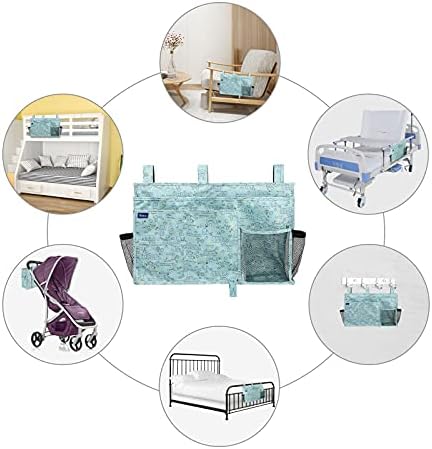 Surblue Bedside Caddy Hanging Bed Organizer Storage Bag Pocket - Image 6