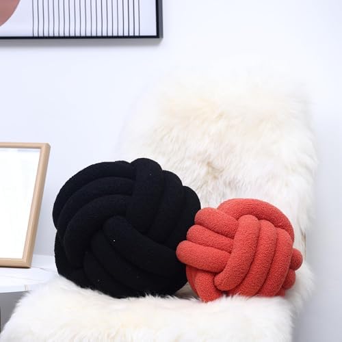 Petrella Black Knot Pillow Ball, 8 Inch Decorative Pillow - Image 6