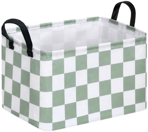 Sage Green Storage Basket Girls Organizer Bin Gift Baskets by VAIVUSTO