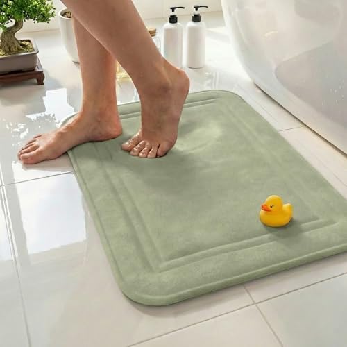 ITSOFT Memory Foam Bath Mat 31x20, Non Slip, Machine Washable, Quick Dry & by ITSOFT