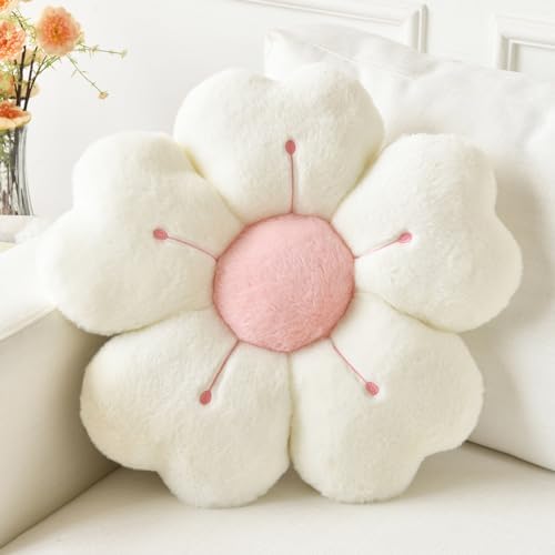 Flower Pillow, Cute Daisy Decorative Throw Pillows, 15 Inches by Ddliury