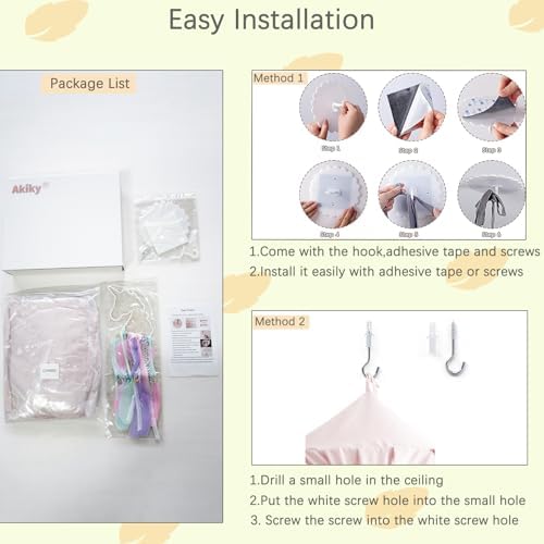 Akiky Kids Bed Canopy for Crib & Twin Size - Image 6