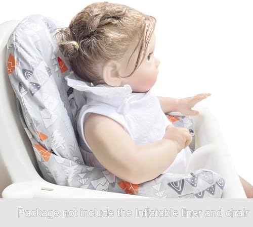 ZARPMA Inflatable Inner Cover for IKEA Antilop Highchair, Cotton Fabric - Image 3