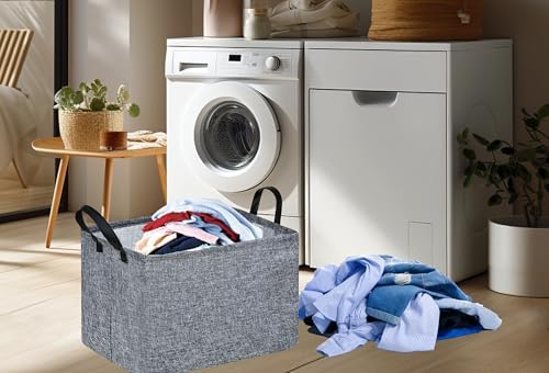 Rec Box Hamper Storage Basket Collapsible Organizer Bin Gift Shelf Baskets - Image 4