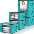 Fab totes 6 Pack Storage Bags for Clothes Blanket Storage Bins by Fabtotes