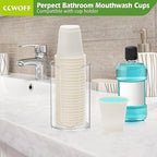 Compostable Disposable 3oz Bathroom Cups 100P Mouthwash Eco Friendly Plastic - Image 5
